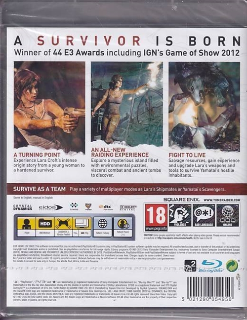 Tomb Raider - Nordic Limited Edition - i Folie - PS3 (AA Grade) (Genbrug)